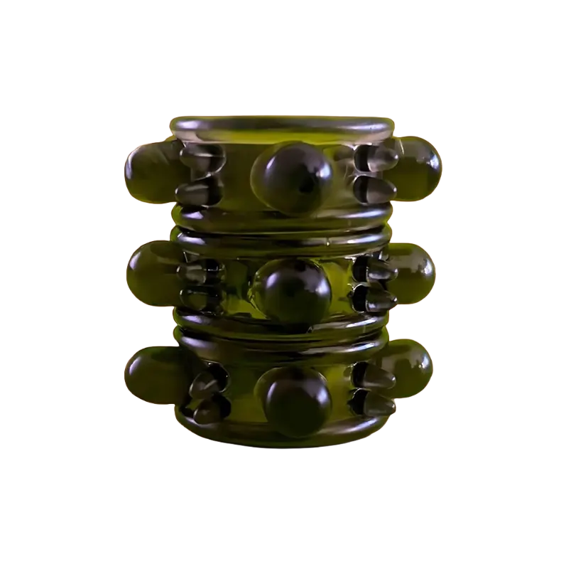 Beaded Silicone Cock Ring