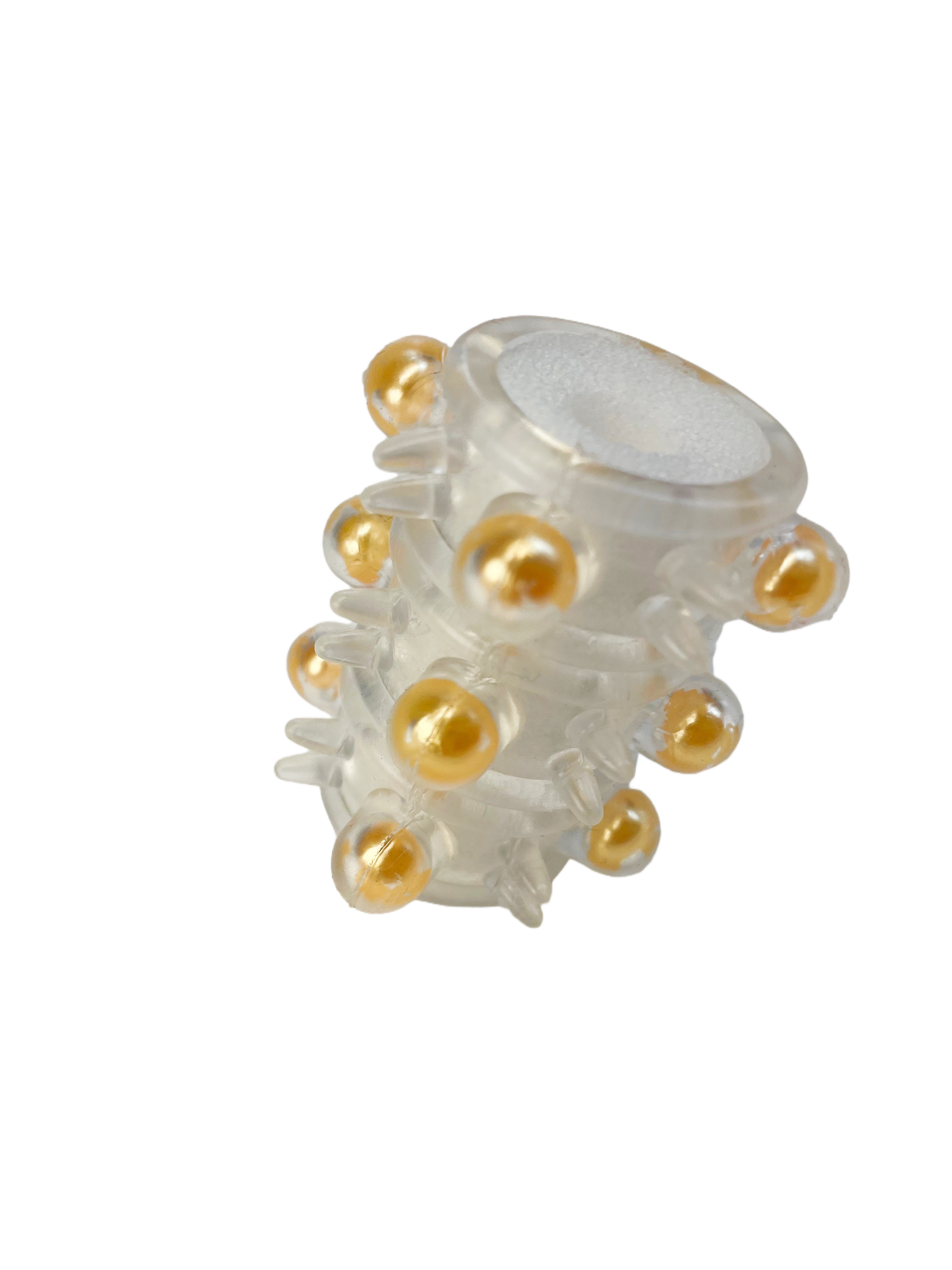 Beaded Silicone Cock Ring
