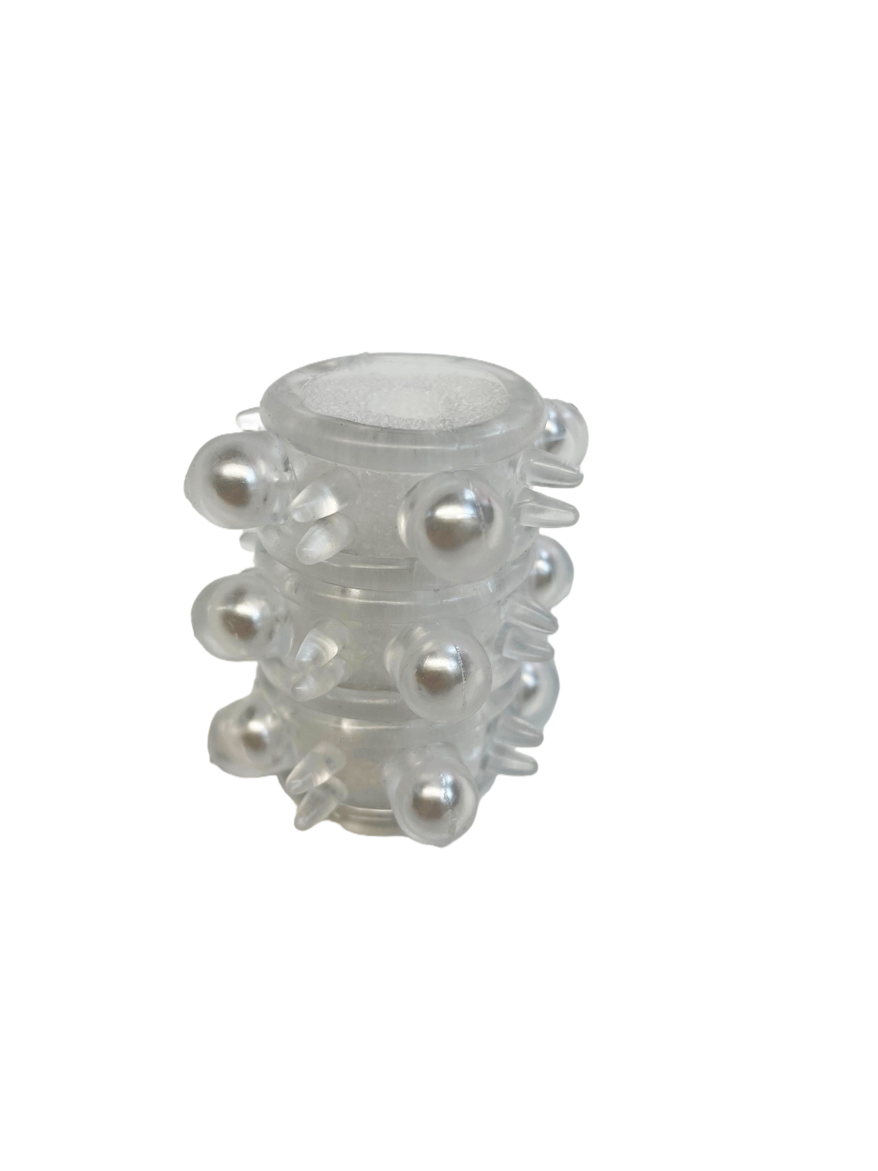 Beaded Silicone Cock Ring