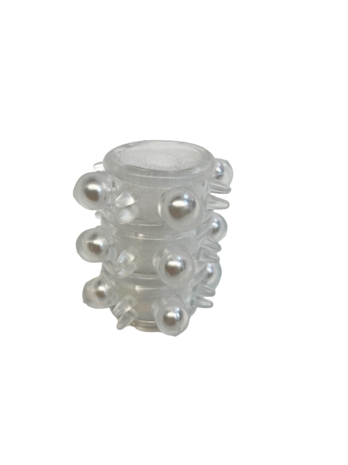 Beaded Silicone Cock Ring