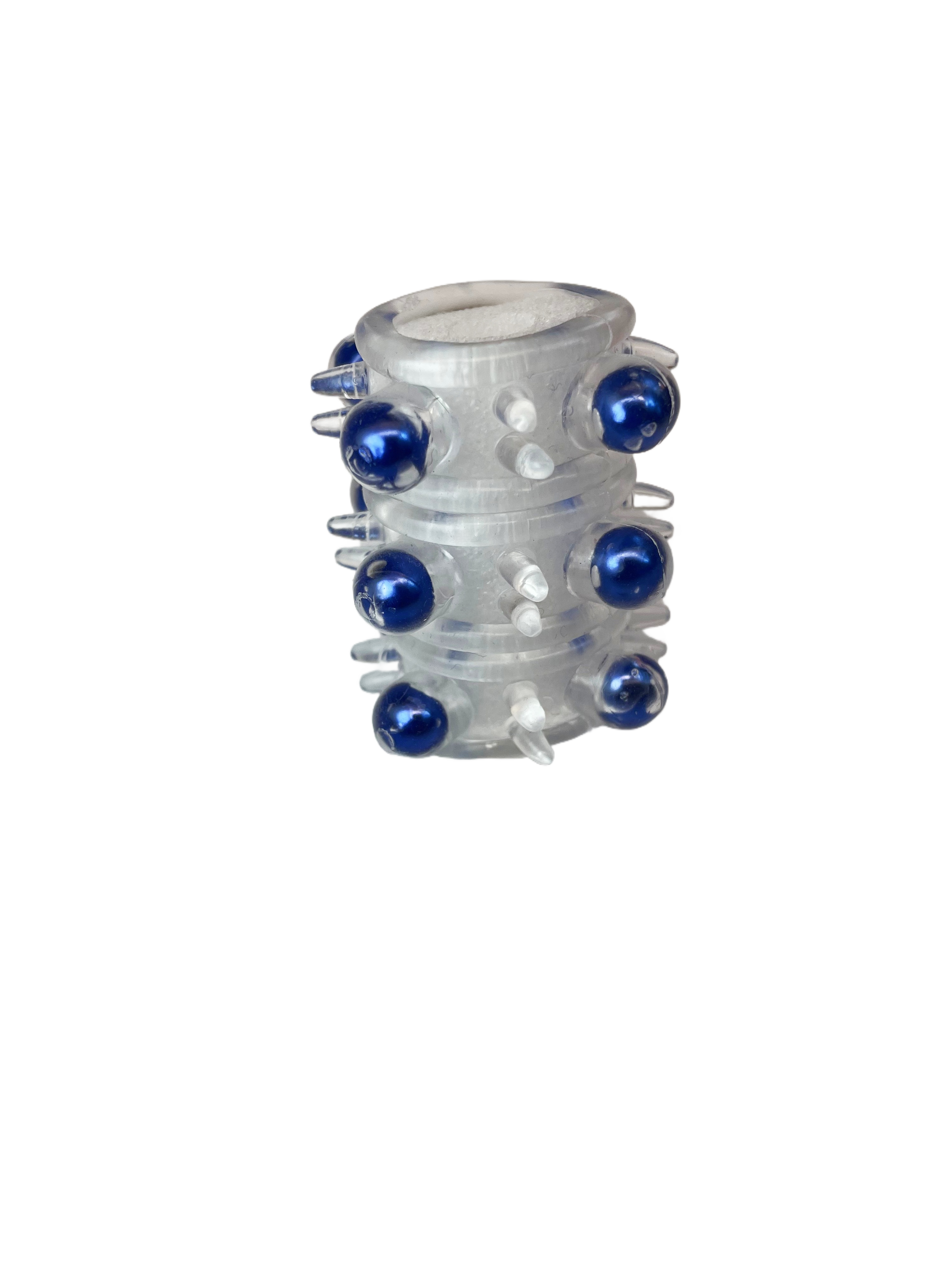 Beaded Silicone Cock Ring