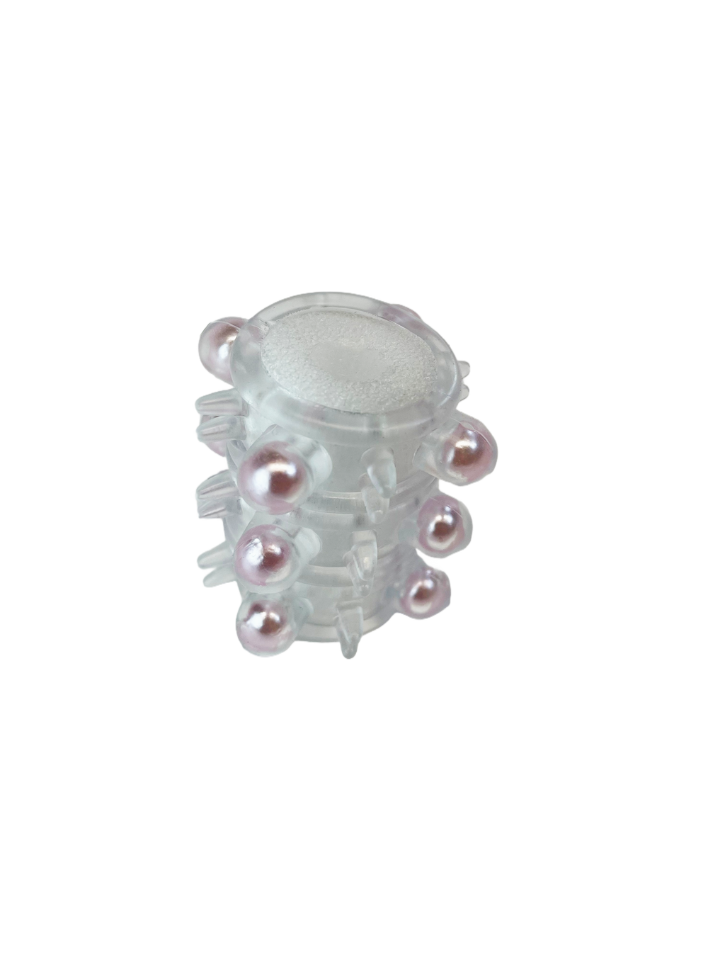 Beaded Silicone Cock Ring
