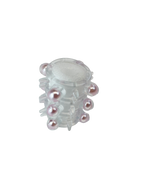 Beaded Silicone Cock Ring