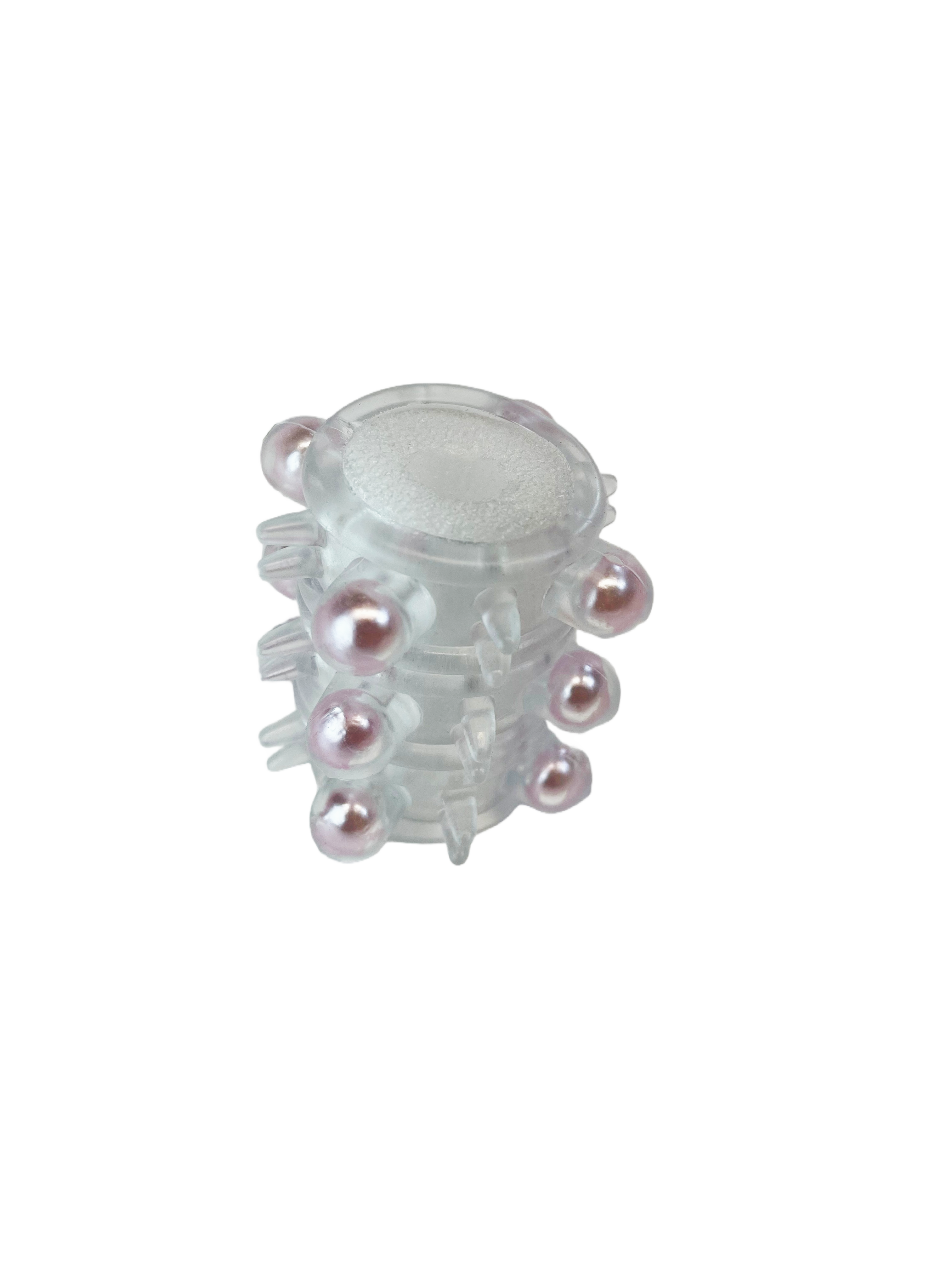 Beaded Silicone Cock Ring