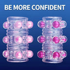 Beaded Silicone Cock Ring